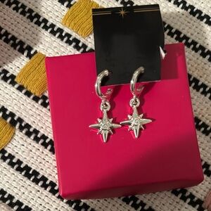 Shimmering Star Dangle Earrings- NWOT